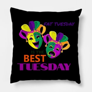 Mardi Gras Fat Tuesday Colorful. Pillow