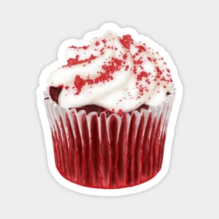 Red Velvet Cupcake Magnet