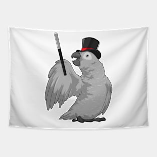 Parrot Wizard Magic wand Tapestry