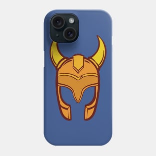 Cartoon viking helmet Phone Case