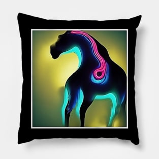 magic horse abstract Pillow