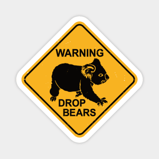 Drop Bears Funny Koalas Koala Bear T-Shirt Magnet