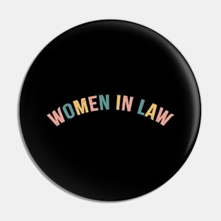 women in law Pin