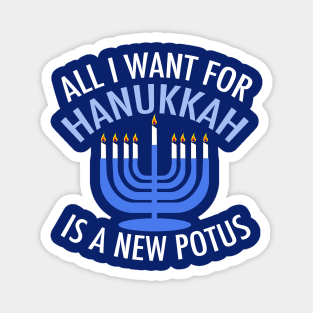 Impeach Trump Hanukkah Magnet