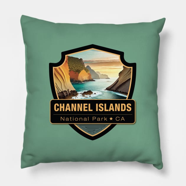 Channel Islands National Park Pillow by Curious World