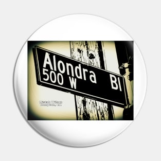 Alondra Boulevard, Compton, California by Mistah Wilson Pin