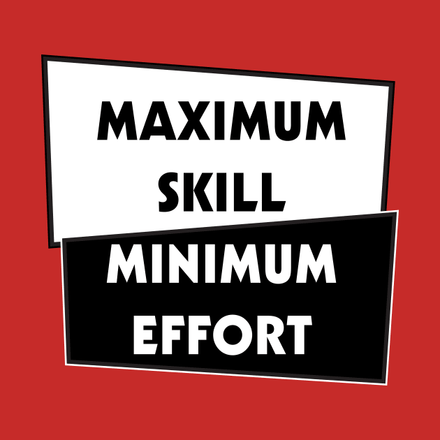 Minimal effort, Maximum Skill by DreamsofDubai