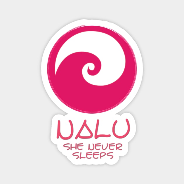 Nalu, She Never Sleeps Magnet by Verl