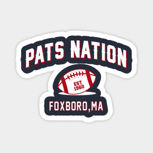 pats nation est 1960 Magnet