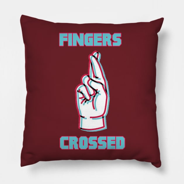 Fingers crossed! Pillow by jopska