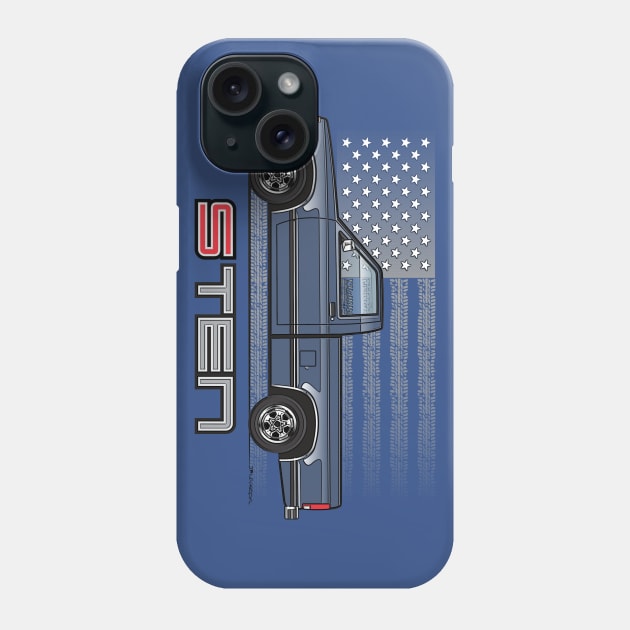 USA Blue Grey Phone Case by JRCustoms44