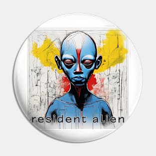 resident alien Pin