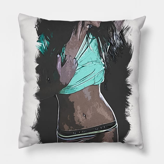 Dancing in the Dark Pillow by Naumovski