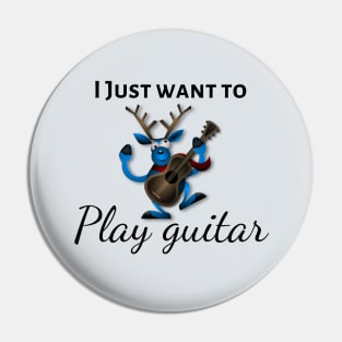 Happy Deer plays Guitar Pin