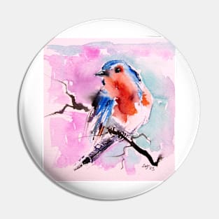 Bird in the garden Pin