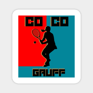 coco gauff Magnet