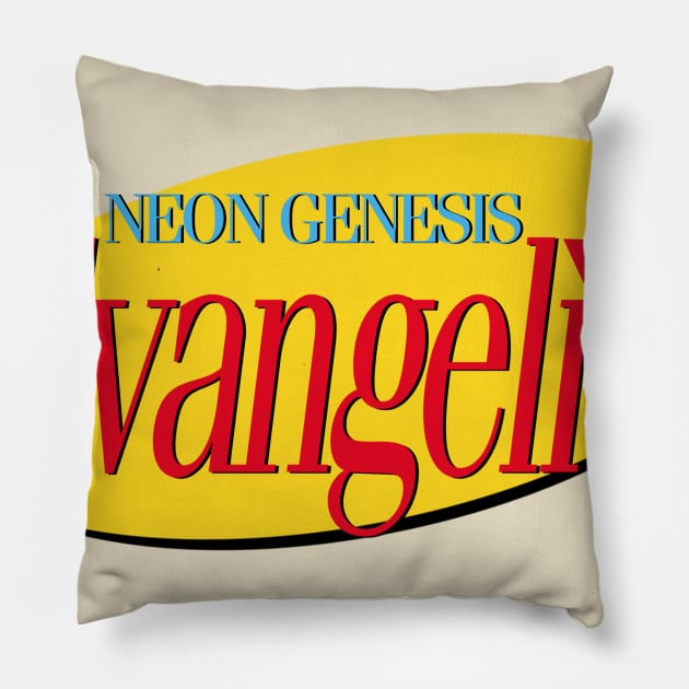 Seinfeld, Evangelion Pillow by TheElderDragon