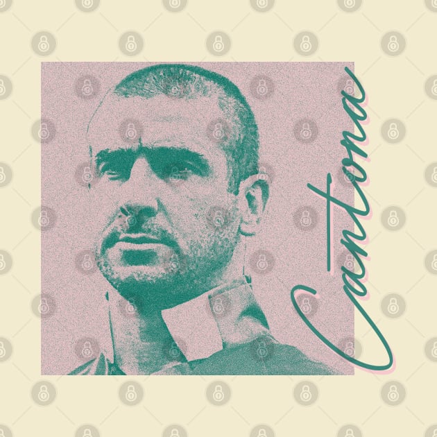 Cantona / Aesthetic 90s Soccer Fan Art by unknown_pleasures