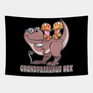 Grandpasaurus Grandpa T-Rex Dinosaur Dino Tapestry