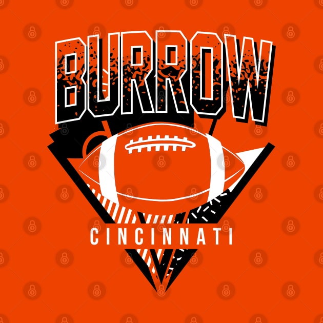 Vintage Cincinnati Football Burrow by funandgames