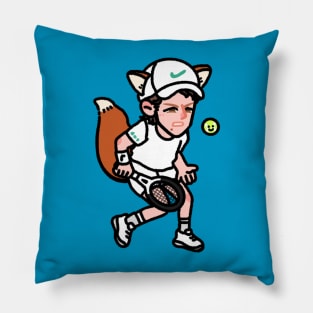 Jannik Sinner as a cute fox! Pillow