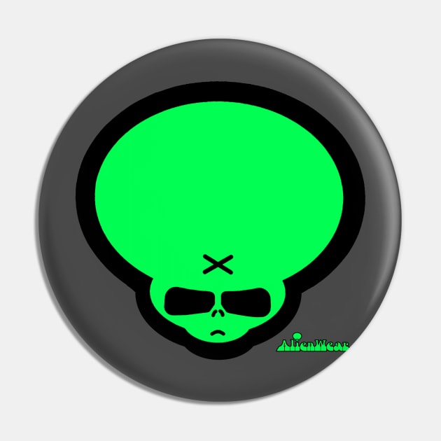 Angry Alien Pin by ZoinksTeez