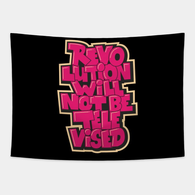 Revolution will not be Televised - Gil Scott-Heron - Soul and Jazz Legend Tapestry by Boogosh