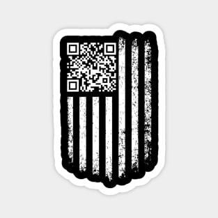 Trump Dance QR America Flag Magnet