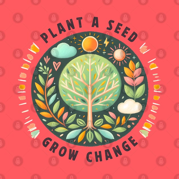 Plant A Seed, Grow Change - #SAVETREES by ANSAN