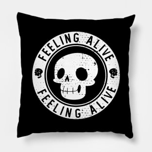 feeling alive Pillow