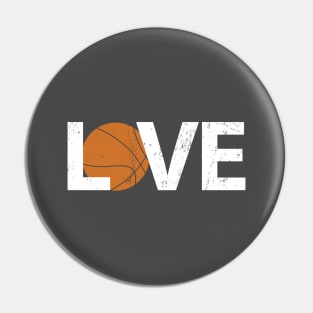 Basketball LOVE Pin