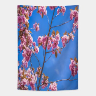 Pink Flowers pattern Tapestry