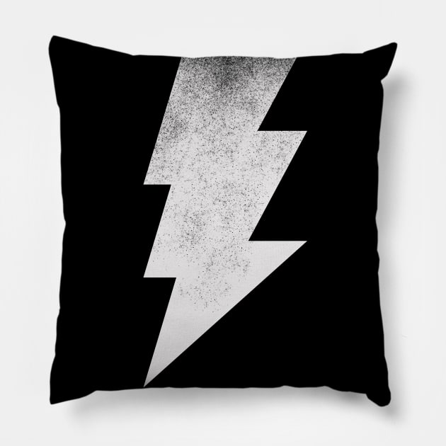 Lightning Bolt Pillow by Doc Multiverse Designs