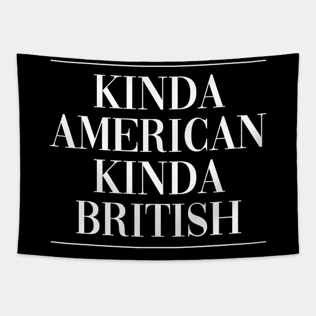 British american dual citizen . Perfect present for mother dad friend him or her Tapestry by SerenityByAlex