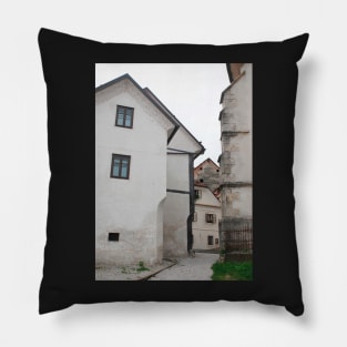 Historic Street in Skofja Loka 3 Pillow