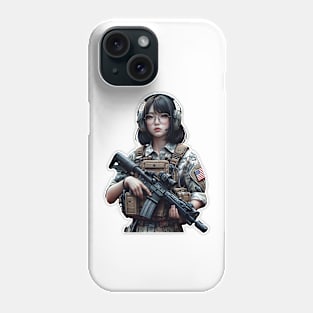 Tactical Girl Phone Case