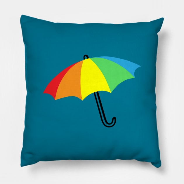 Umbrella Pillow by helengarvey