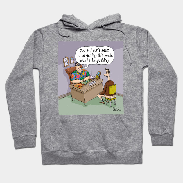 Casual Friday Butt Hoodie Teepublic Uk