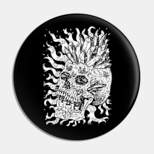 Occult Skull Design (14) Pin