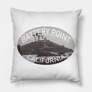 Battery Point Lighthouse Crescent City California Pillow