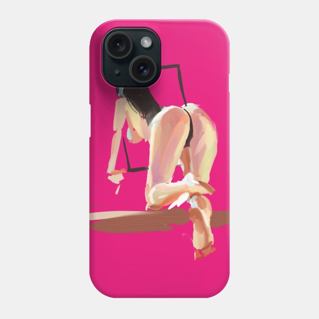 The Girl Phone Case by mangbo