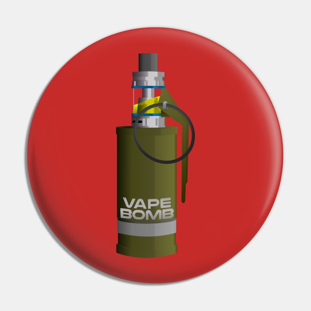 Vape Bomb Pin by I.Kon