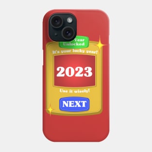 Cool New Year Design for Gamers Phone Case