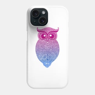 Gradient Owl Phone Case