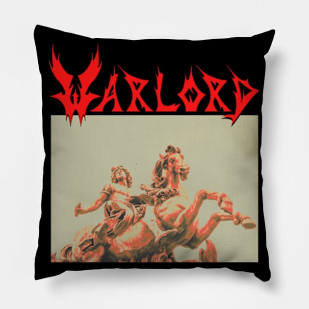 Warlord heavy metal Pillow by Horrorrye