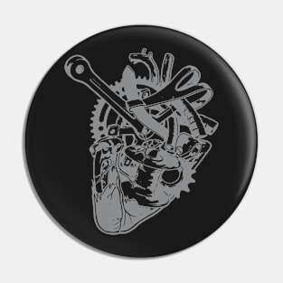 A Biker's Heart Pin