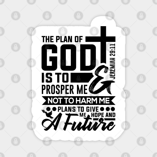 The Plan Of God Christian Faith Gift Magnet by Douglas's Store 3