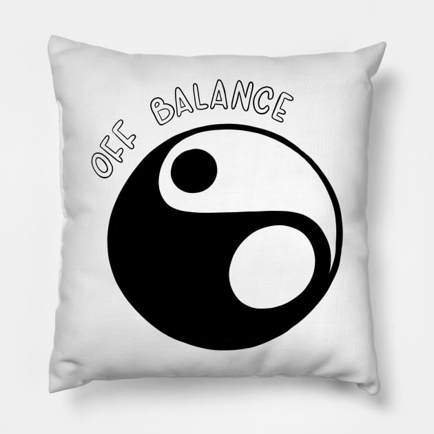 Off Balance Pillow by Brinders