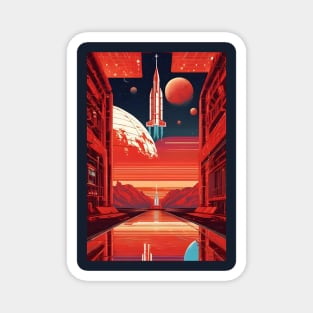 Soviet space art Magnet