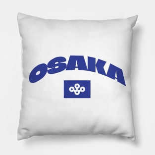 Osaka, Japan City Flag Pillow